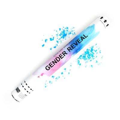 Gender Reveal Holi Powder Smoke Cannon - (Blue 60cm)